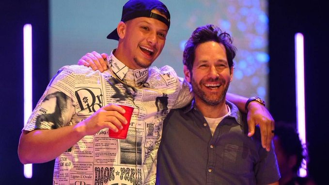 Uncover the hidden bond between Patrick Mahomes and Paul Rudd as their secret friendship is revealed, showing the unique connections that transcend Hollywood and sports.